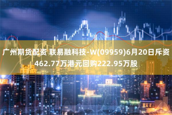 广州期货配资 联易融科技-W(09959)6月20日斥资462.77万港元回购222.95万股